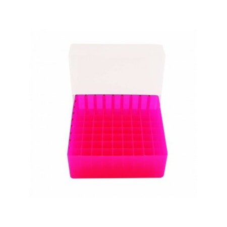 Scientific Specialties Cryogenic Storage Rack, 81 place, Pink, 2/PK 145630P